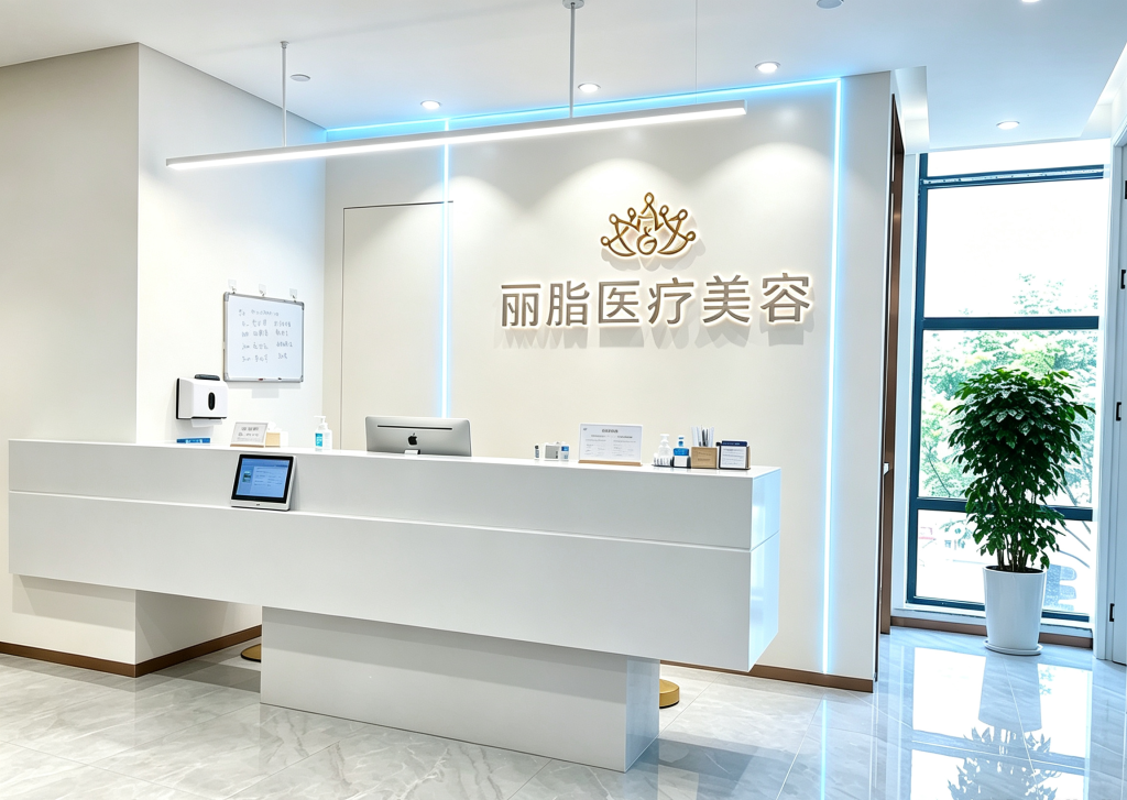 杭州丽脂医疗前台接待区实景